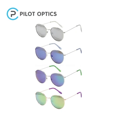 Pilot Optics Niños Niñas Bebé Niña Niños Sombras Gafas de sol Gafas de sol de metal