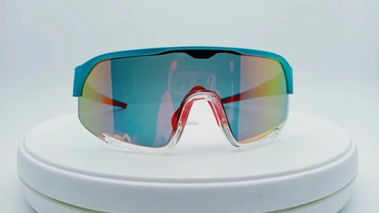 804e01 Venta caliente Western apropiado protección UV para adultos de una pieza PC lentes polarizadas gafas de sol gafas de sol protectoras de seguridad deportiva para hombres y mujeres