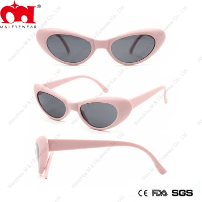 Ojo de gato de plástico de moda chica fiesta al aire libre de lujo gafas de sol para niños simples (LT905060)